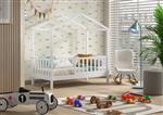Dallas peuterbed huisbed - 70x140 - Wit - Vipack