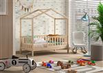 Dallas peuterbed huisbed - 70x140 - Naturel - Vipack