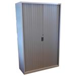 Roldeurkast Zilvergrijs Donkergrijs 195 x 120 x 47
