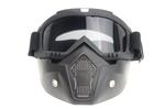Black goggle mask - smoke lens | helm masker