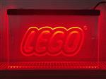 LEGO neon bord lamp LED verlichting reclame lichtbak *rood*