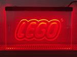 LEGO neon bord lamp LED verlichting reclame lichtbak *rood*