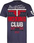 Fear The Fighter Boxing Club 2.0 T-shirt Katoen Blauw