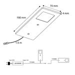 Kast Verlichting Veda Set 2 (dimbaar)