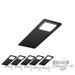 Zwarte Keukenkast Verlichting Veda set van 5