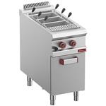 Pastakoker op gas, 1 kuip, 40 liter, op gesloten kast (zonder manden) | Diamond | G9/CPA4-N