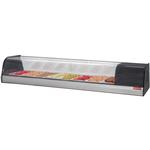 Gekoeld uitstalraam voor tapas, 8x gn 1/3 - 40 mm (inbegrepen) | Diamond | TR8-TP/R6