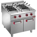 Elektrische pastakoker 2x gn 1/1, 2x 40 liter, op gesloten kast (zonder manden) | Diamond | E9/CPA8