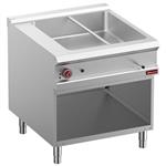 Elektrische bain-marie 8 gn 1/3 h.150 mm, open kast | Diamond | E9/BMA8-N