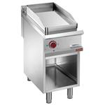 Elektrische vlakke bakplaat module 1/2, op open kast | Diamond | E9/PLA4