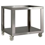 R.v.s. onderstel ld12/35xl-n, nylonwielen, 2 met rem | Diamond | SLD12/35XL-N