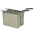 Set 2 kookmanden 24,5lit.,  frontale handvat (2x gn 1/2) | Diamond | A17/ST-2X35