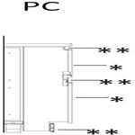 Decoratieve fronton-kit neutrale toonbank, houten paneel, plint en lijstwerk | Diamond | PC21C