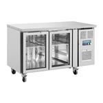 Polar u-serie tweedeurs displaykoeling laag model 205l - Gastronoble - UA023