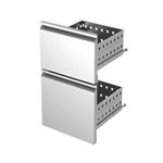 Kit ladeblok (2/5+3/5) roestvrij staal x kbr… | Diamond | K-T25/35