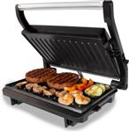 Tomado TGC2001S - kleine contactgrill - zwart/rvs - 750 watt ( verpakking beschadigd)