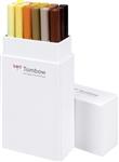 Tombow Brush pen ABT Dual Brush Pen 18pcs.-set, Earth colours (each 1 x N15, 025, 026, 027, 055, 062