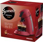 Philips SENSEO® Original Plus koffiepadmachine CSA210/90 - rood ( verpakking schade, gebruikssporen 