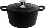Herman den Blijker Braadpan gietijzer thermometer ø24 cm ( verpakking beschadigd en pan een schade o