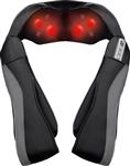 LifeGoods elektrisch shiatsu massagekussen met armlussen en warmtefunctie  zwart ( verpakking bescha