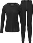 Tenson/51 Magda Dames Thermoset  Zwart