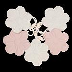 Linnen Bloemenslinger Bloom -Sand-Rose Sand-rose