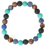 Armband Multi Stone - 19 cm