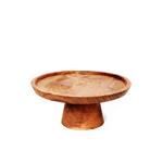 De Teak Root Taart Plateau - S