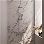 Regendouche Brauer Chrome Showerpipe Met Thermostaat 20cm 3 Standen Messing Chroom