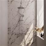 Regendouche Brauer Chrome Showerpipe Met Thermostaat 30cm 3 Standen Messing Chroom