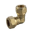 Knelfitting messing, knie koppeling 12x12mm