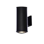 Moderne Buitenwandlamp up down Zwart IP65 incl. LED Wit Licht - Garleds Setos