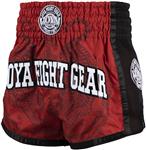JOYA Sak Yant Tiger Muay Thai Short Rood
