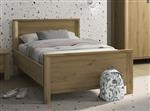 Lugano 2-persoonsbed - 140x200 - Eiken - Gami
