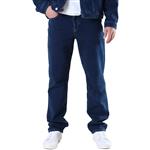 Edge Loose Denim Blue Jeans