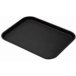 Cambro Treadlite rechthoekig antislip glasvezel dienblad zwart 45,7x35,5cm