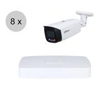 Dahua 4MP IP cameraset - TiOC - 16 bullet camera's - actieve afschrikking - 2.8mm - 30m - ips164db3