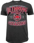 Dethrone Assassins T-Shirt Katoen Donkergrijs