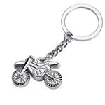 Sleutelhanger Zilveren Dirtbike