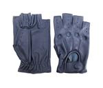 Swift driver vingerloze leren handschoenen blauw