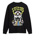 Skull Saucer LS Tee Black