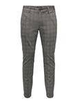 Mark Tap Check 40471 Pantalon Licht Grijs Blauw
