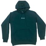 Burned Raglan Hoodie Donkergroen