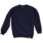 Burned Crewneck Navy Raglan