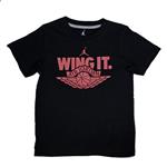 Air Jordan Wing It T-shirt Kids Zwart