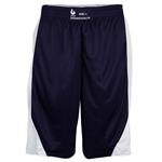 Burned Dubbelzijdig Short Donkerblauw Wit