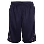 Burned Enkelzijdig Short Donkerblauw