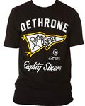 Dethrone The Pennant T-Shirt Katoen Zwart