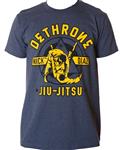 Dethrone Diaz Jiu Jitsu T-shirt Katoen Marineblauw