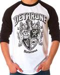 Dethrone The Notorious Raglan T-Shirts Wit Zwart